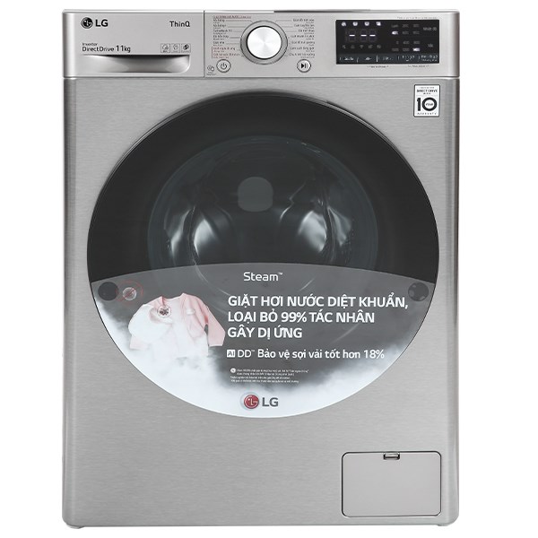 Máy giặt lồng ngang thông minh LG AI DD 11kg FV1411S4P
