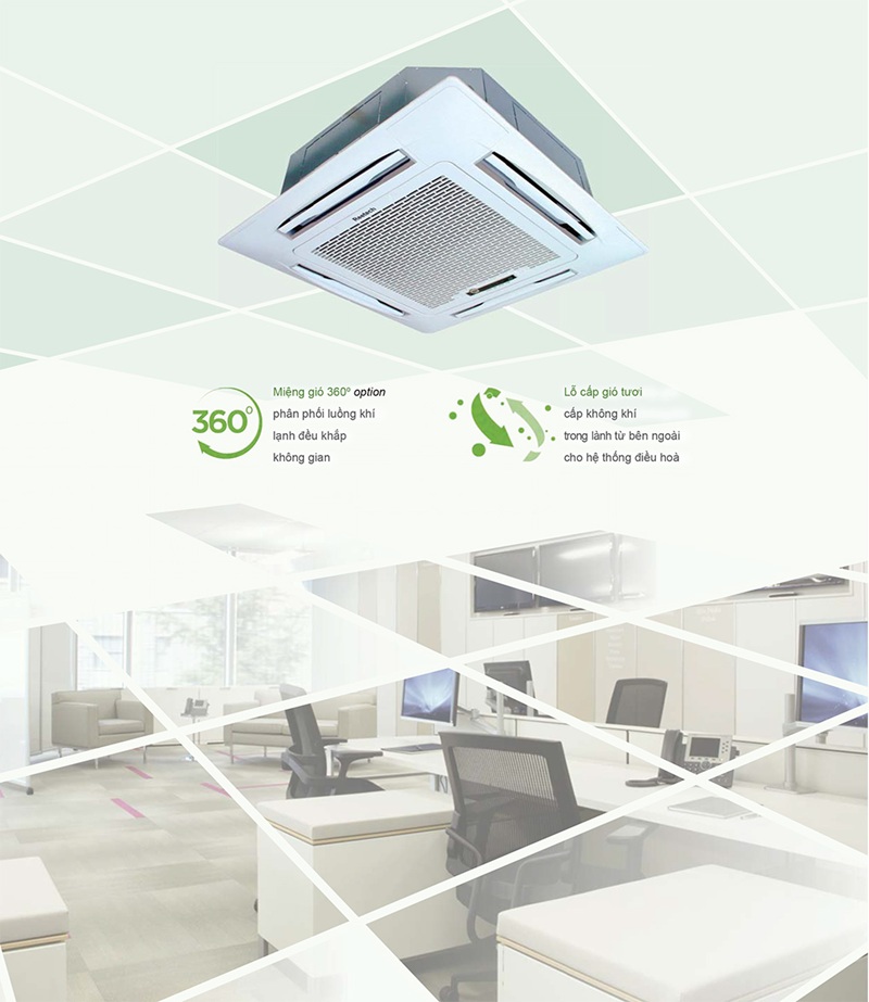 Máy lạnh âm trần Reetech RGT36/RC36