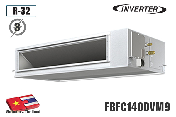 Máy lạnh âm trần nối ống gió Daikin Inverter 5.5HP FBFC140DVM9/RZFC140DY1 3 pha