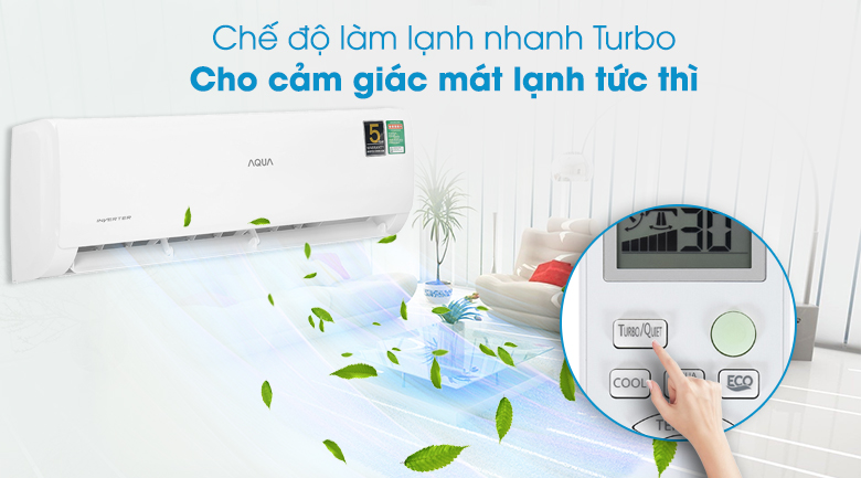 Máy lạnh Aqua Inverter 1HP AQA-RV10ME