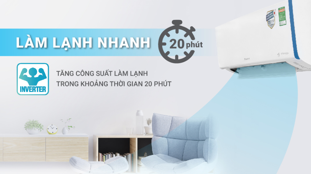Máy lạnh Daikin Inverter 2.5 Hp FTKF60ZVMV