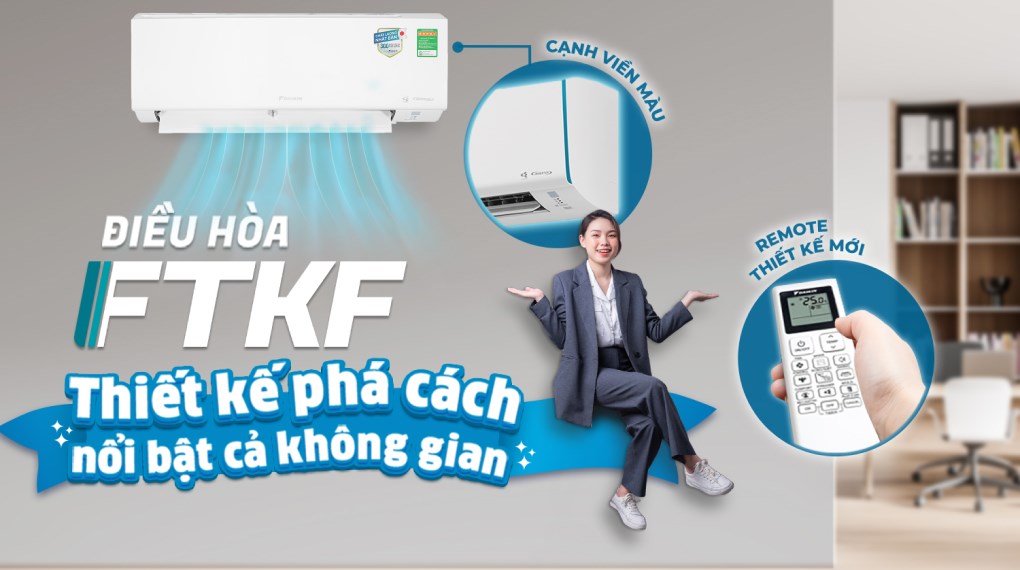 Máy lạnh Daikin Inverter 2.5HP FTKB60ZVMV