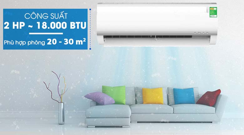 Máy lạnh Midea 2.0 HP (2 Ngựa) MSAFG-18CRN8