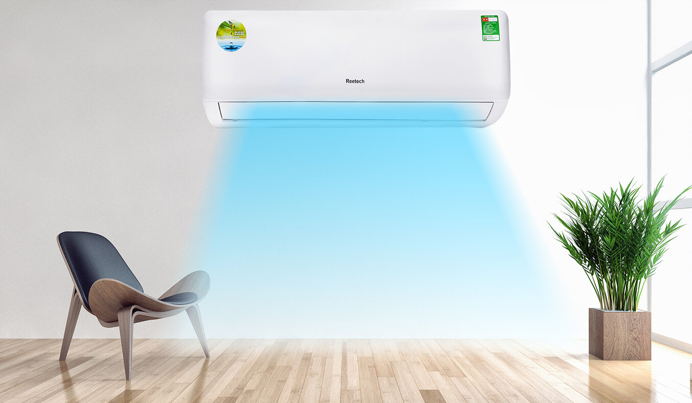 Máy lạnh Reetech Inverter 1.5HP RTV/RCV9