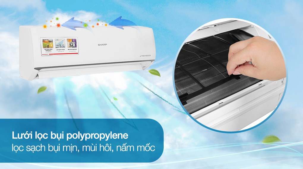 Máy lạnh Sharp Inverter 1HP AH-X10ZEW