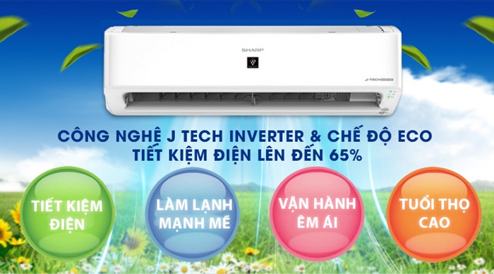 Máy lạnh Sharp Inverter 1HP AU/AH-XP10YHW