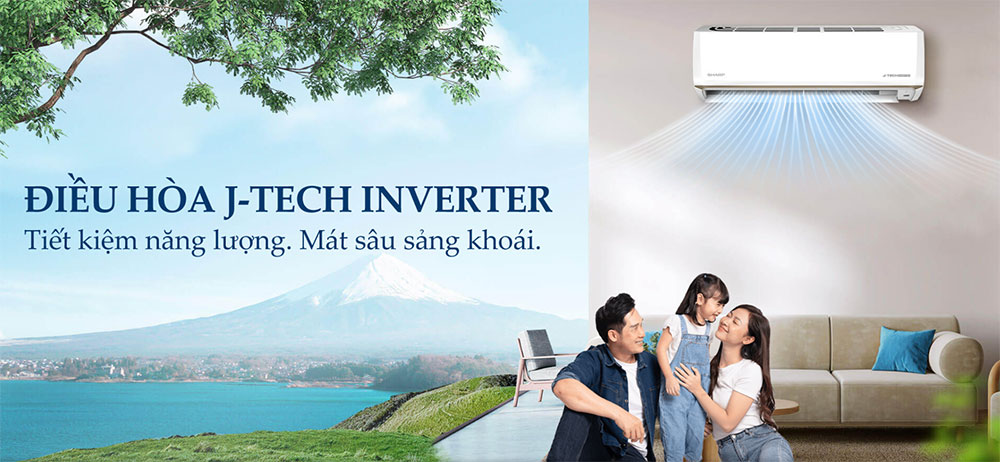Máy lạnh Sharp Inverter 2 HP AH-X18CEWC (Mẫu mới 2025)
