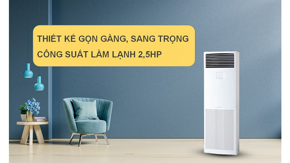 Máy lạnh tủ đứng Daikin Inverter 2.5 HP FVA60AMVM/RZF60CV2V 1 pha