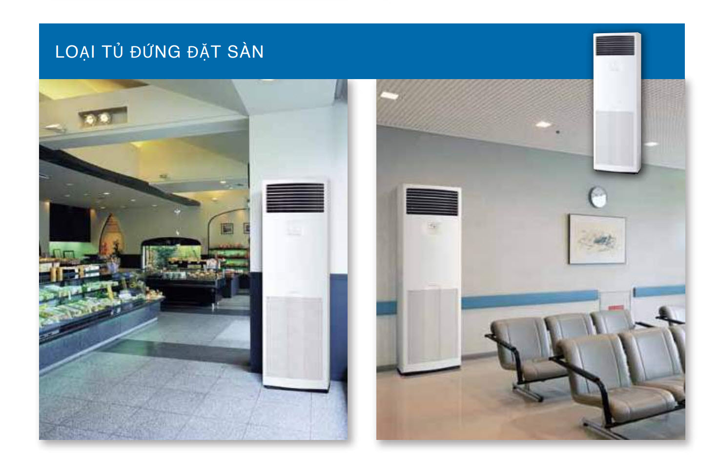Máy lạnh tủ đứng Daikin Inverter 4 HP FVA100AMVM/RZF100CYM  3 pha
