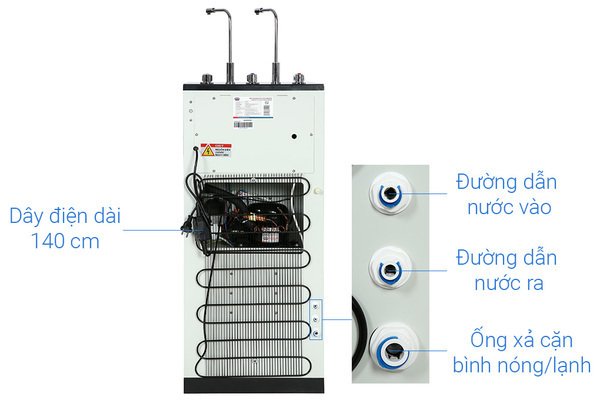 Máy lọc nước R.O nóng lạnh SUNHOUSE SHA76215CK