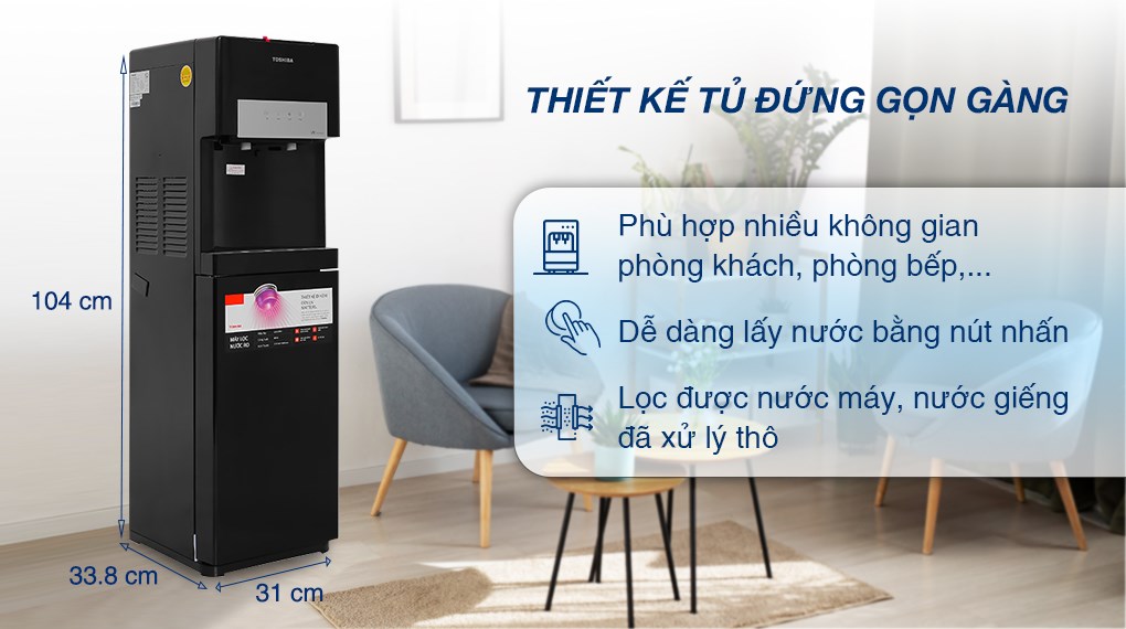 MÁY LỌC NƯỚC TOSHIBA RO TWP-W1035SVN(K)