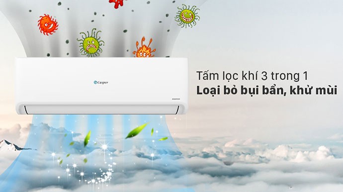 Máy lạnh Casper Inverter 24000BTU TC-24IS36