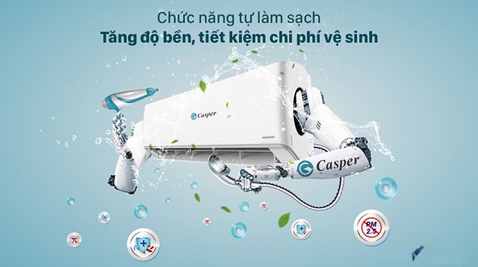 Máy lạnh Casper Inverter 24000BTU TC-24IS36