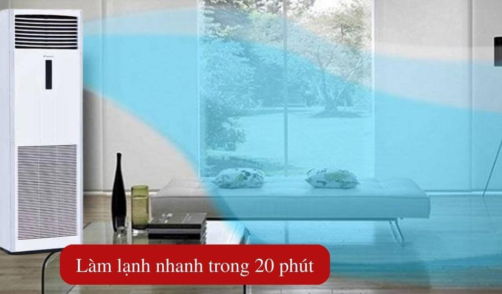 Máy lạnh tủ đứng Daikin 36.000BTU FVRN100BXV1V/RR100DBXV1V- 1 pha