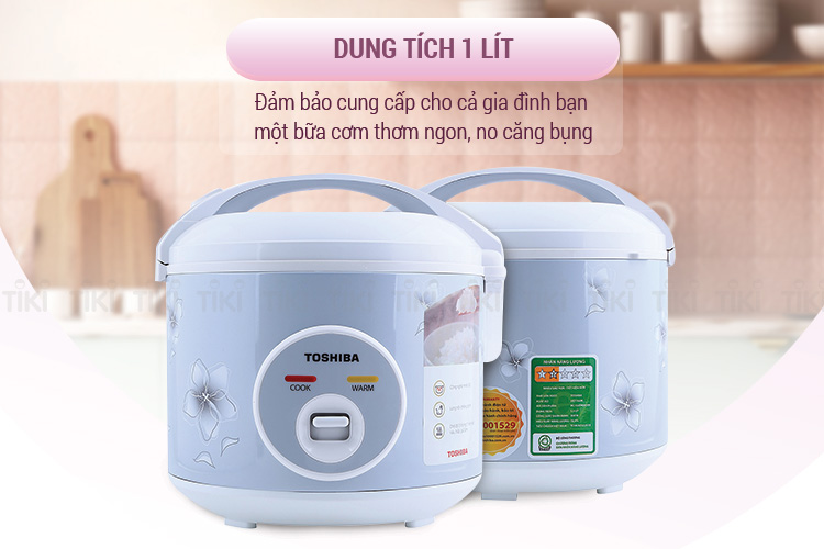 NỒI CƠM ĐIỆN NẮP GÀI TOSHIBA RC-10JFM(H)VN