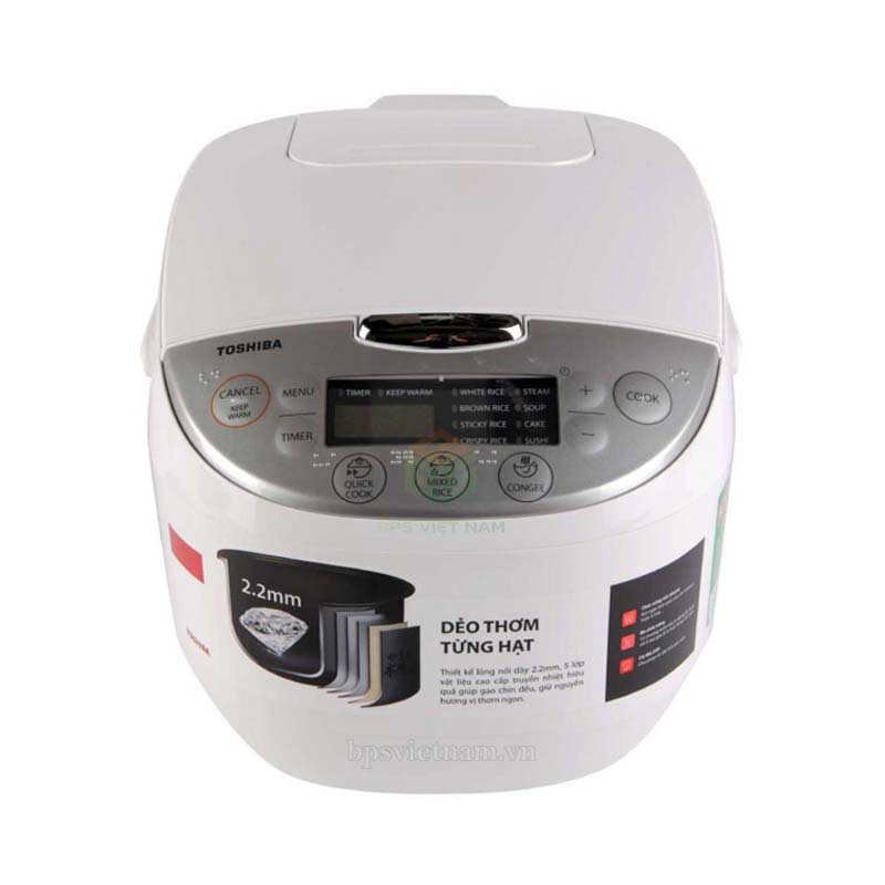 NỒI CƠM ĐIỆN TỬ TOSHIBA RC-18DH2PV(W)