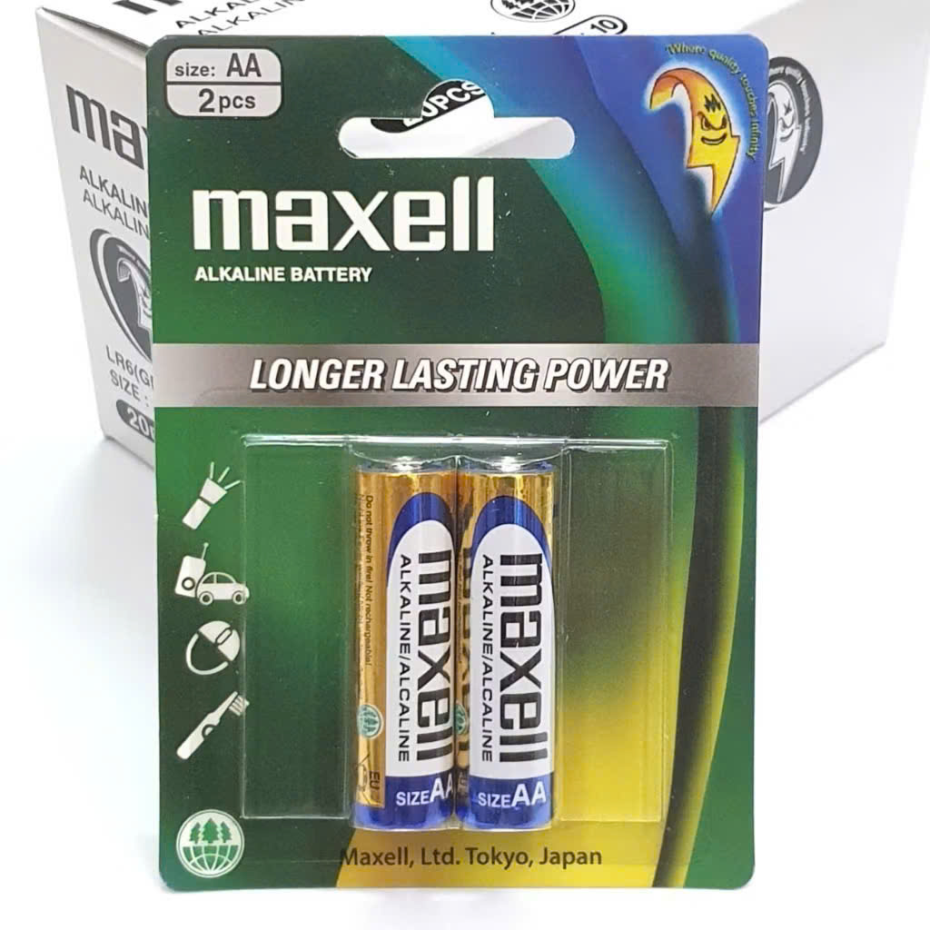 PIN TIỂU AA 1.5v MAXELL ALKALINE 1.5V LR03(GD) 2B