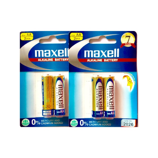 PIN TIỂU AA 1.5v MAXELL ALKALINE 1.5V LR6(GD) 2B