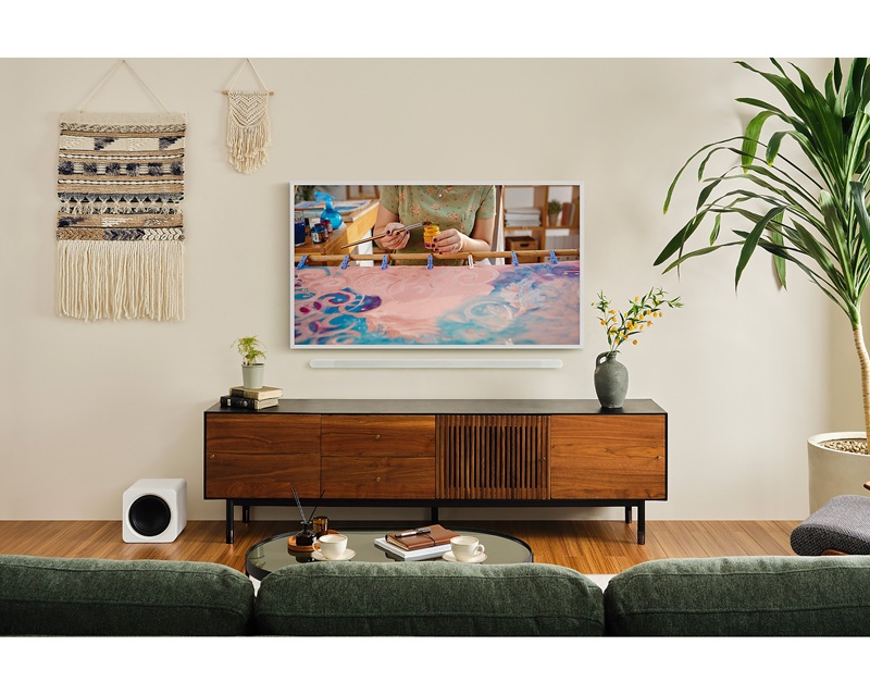 QLED Tivi Khung Tranh Samsung 4K 75 inch 75LS03D Lifestyle TV