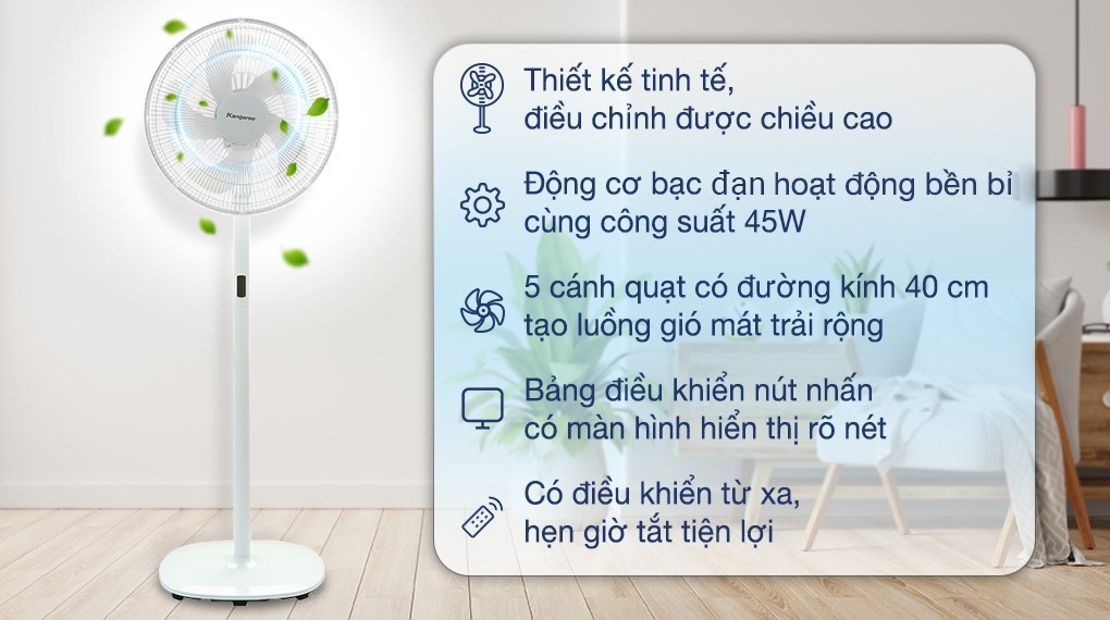 Quạt đứng Kangaroo KG725