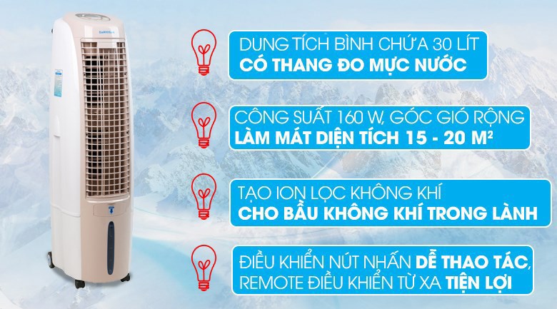 Quạt điều hoà Daikiosan DKA-02500B 160W