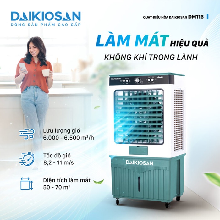 Quạt làm mát Daikiosan DM116
