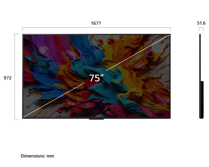 Smart Tivi LG AI MiniLed Evo QNED 4K 75 inch 75QNED9MASA (Model 2025)