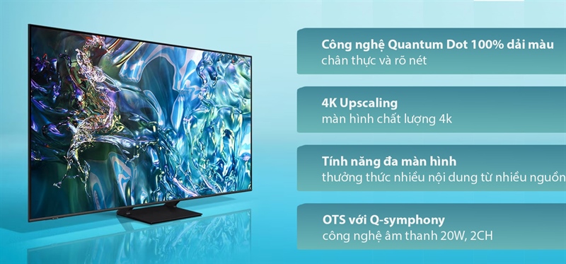 Smart Tivi QLED Samsung 4K 55 Inch QA55Q60D
