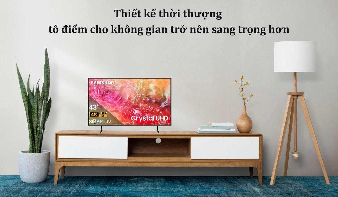 Smart Tivi Samsung 4K 43 inch 43DU7700 Crystal UHD