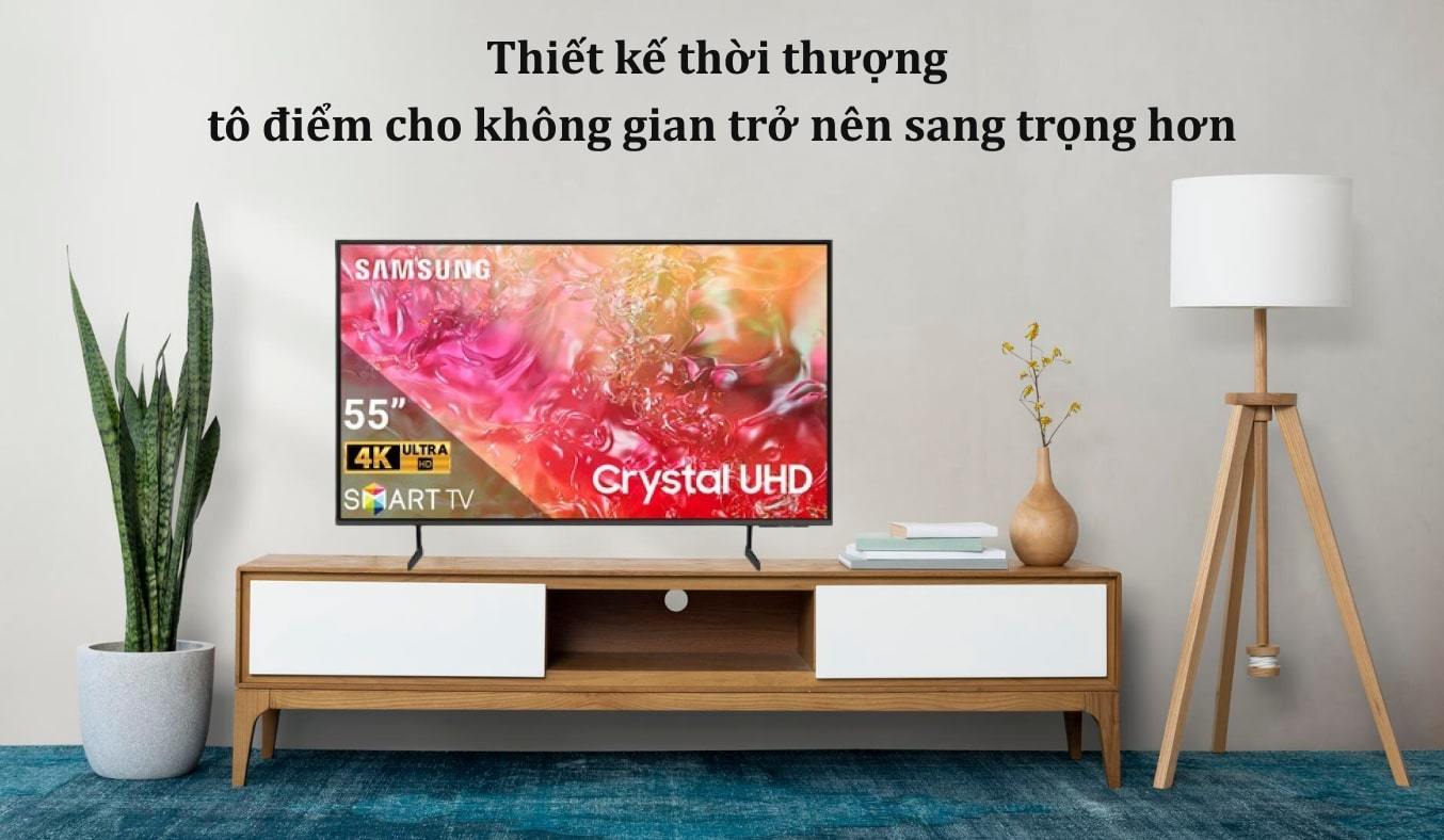 Smart Tivi Samsung 4K 55 inch 55DU7700 Crystal UHD