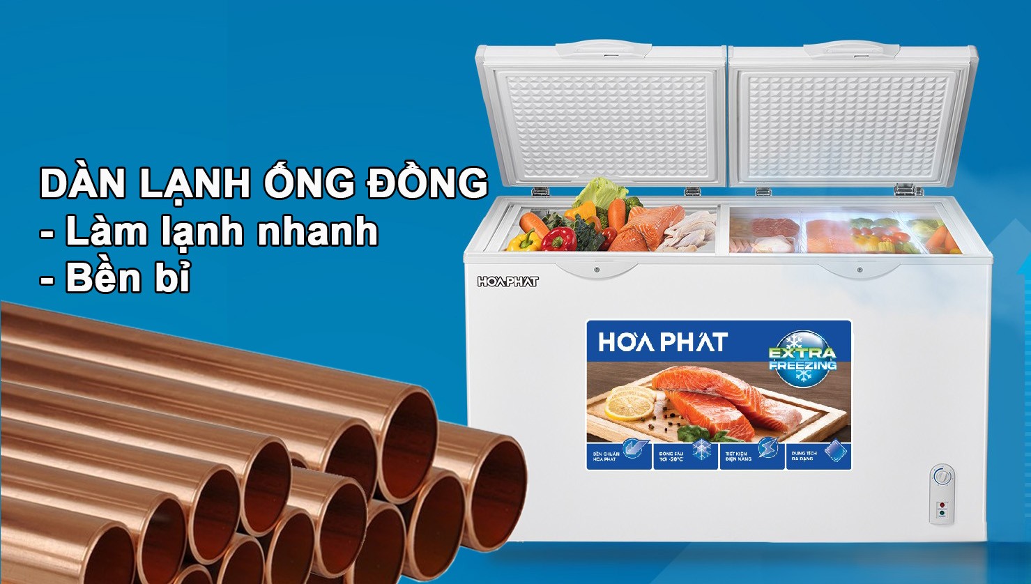 Tủ Đông Hòa Phát 205 lít HPF BD6205G