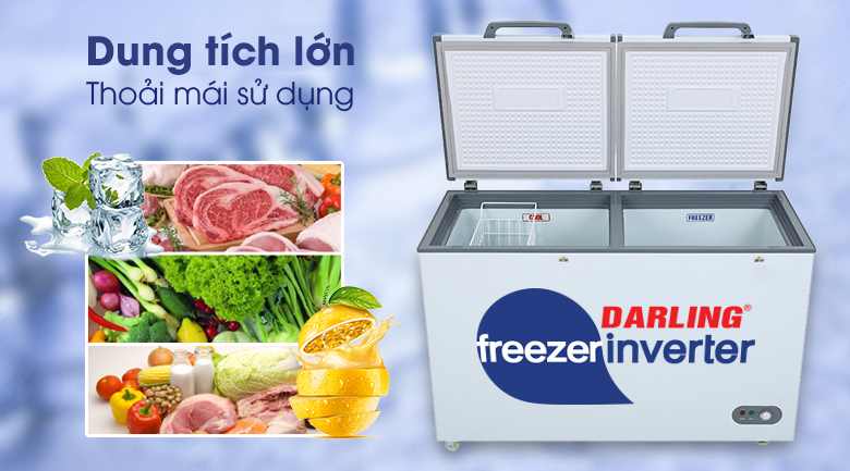 Tủ Đông Mát Inverter 2 Ngăn Darling DMF-4999WI2