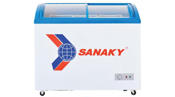 Tủ Đông Mặt Kính Cong Sanaky 260lít VH-382K
