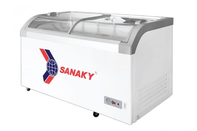 Tủ Đông Mặt Kính Cong Sanaky 280lít VH-382KB