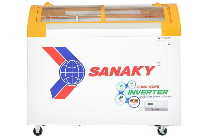 Tủ Đông Mặt Kính Cong Sanaky 280lít VH-3899K3B