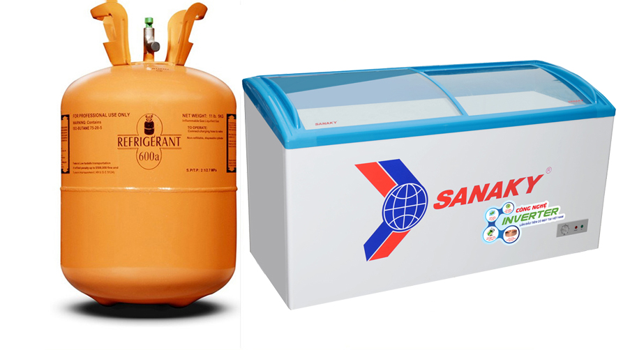 Tủ Đông Mặt Kính Cong Sanaky 450lít VH-6899K3
