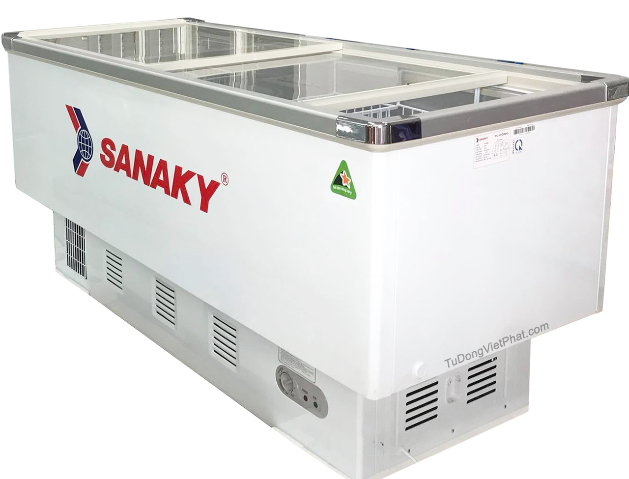 Tủ Đông Mặt Kính Phẳng Sanaky 565lít VH-999K