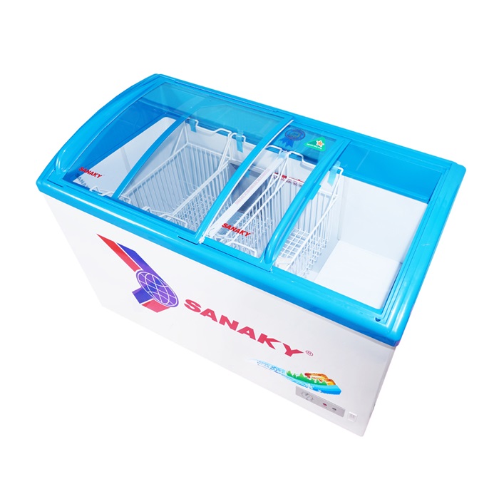 Tủ Đông Mặt Kính Cong Sanaky 340lít VH-4899K