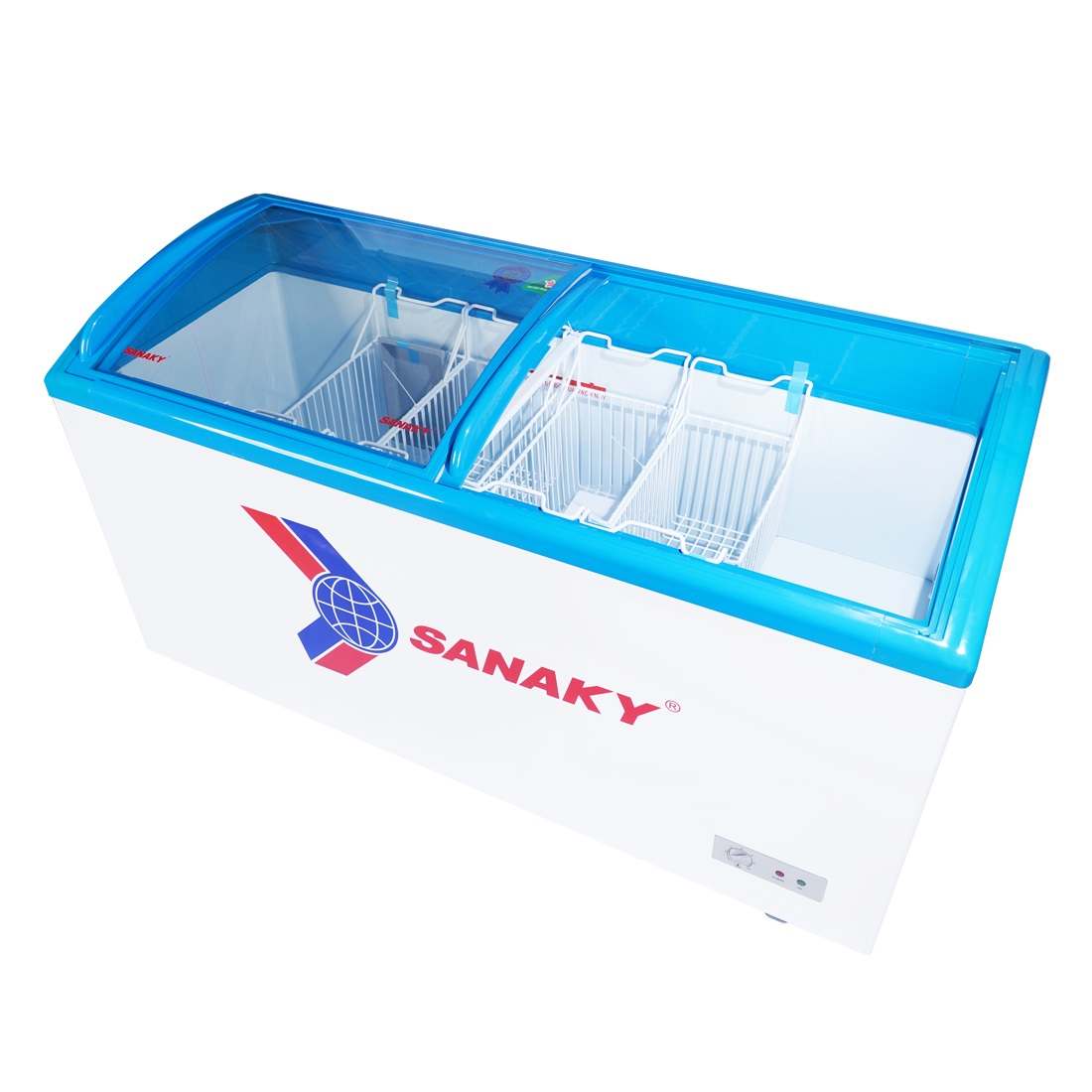 Tủ Đông Mặt Kính Cong Sanaky 450lít VH-682K