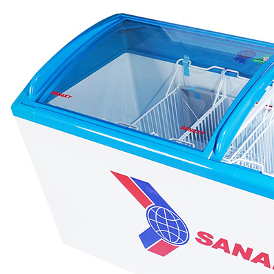 Tủ Đông Mặt Kính Cong Sanaky 450lít VH-682K