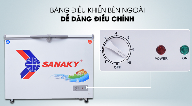 Tủ Đông Mát Sanaky 220lít VH-2899W1