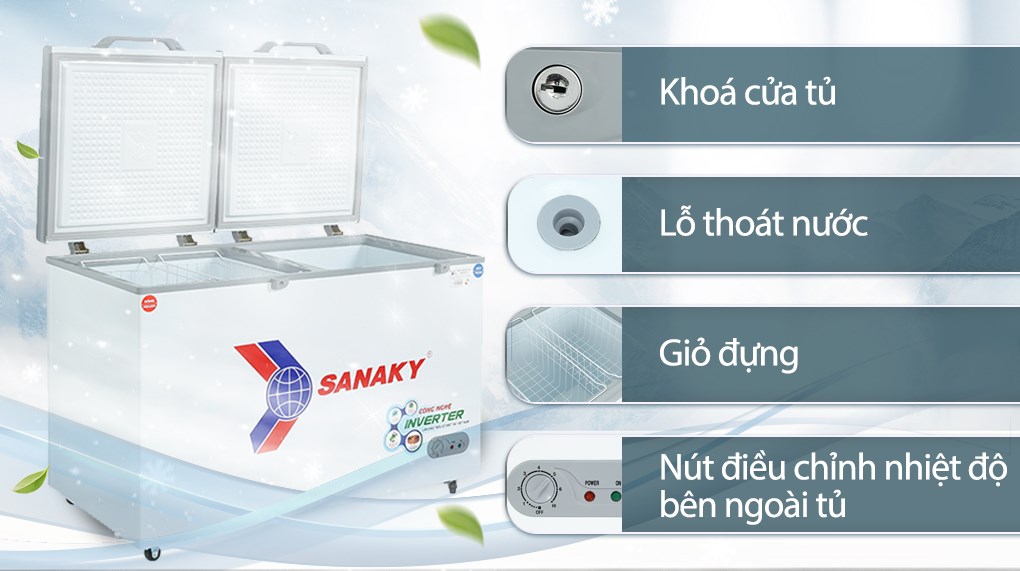 Tủ Đông Mát Sanaky 365lít VH-5699W3