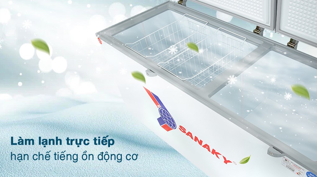 Tủ Đông Mát Sanaky Inverter 485lít VH-6699W3