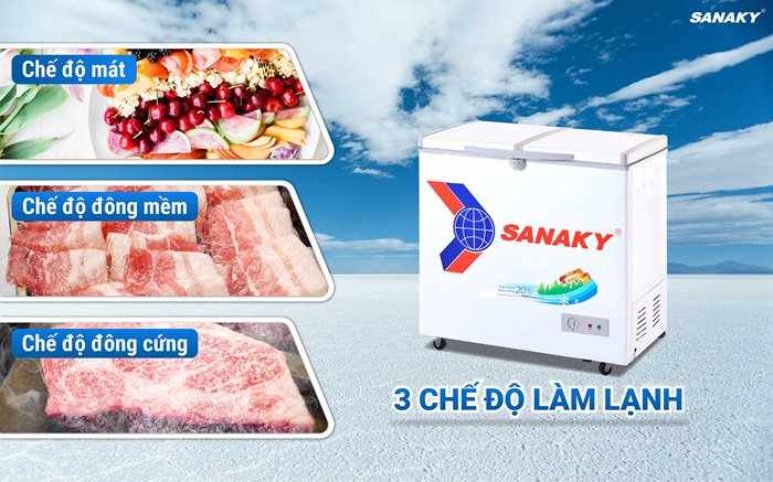 Tủ Đông Sanaky 175lít VH-2299A