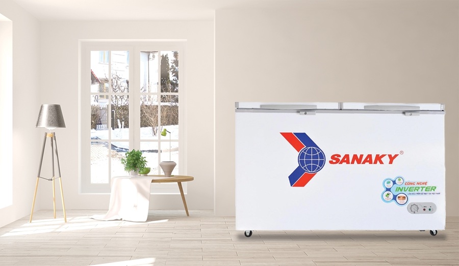 Tủ Đông Sanaky 195lít VH-2599W2KD mặt cánh kính