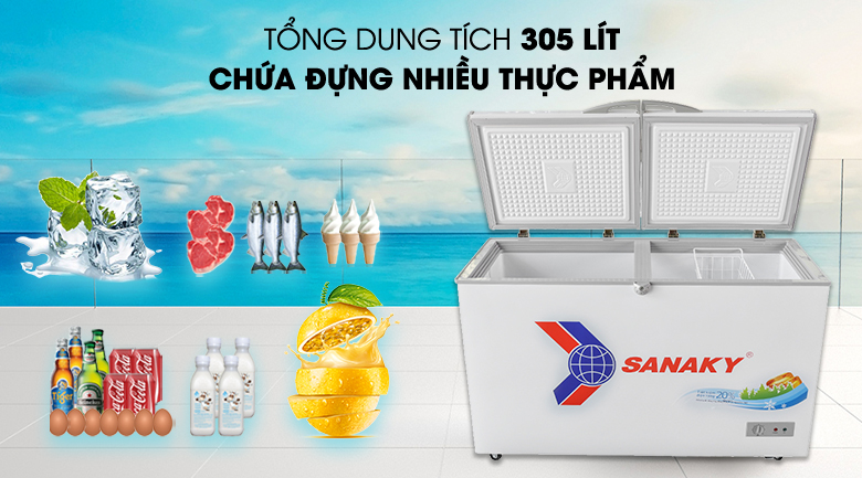 Tủ Đông Sanaky 305lít VH-4099A1