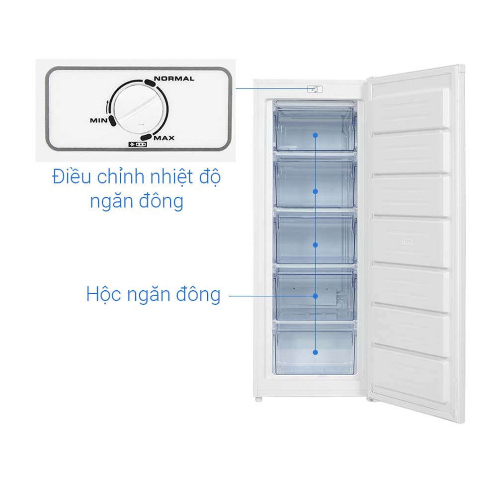 Tủ đông đứng Alaska 290 lít IF-290N