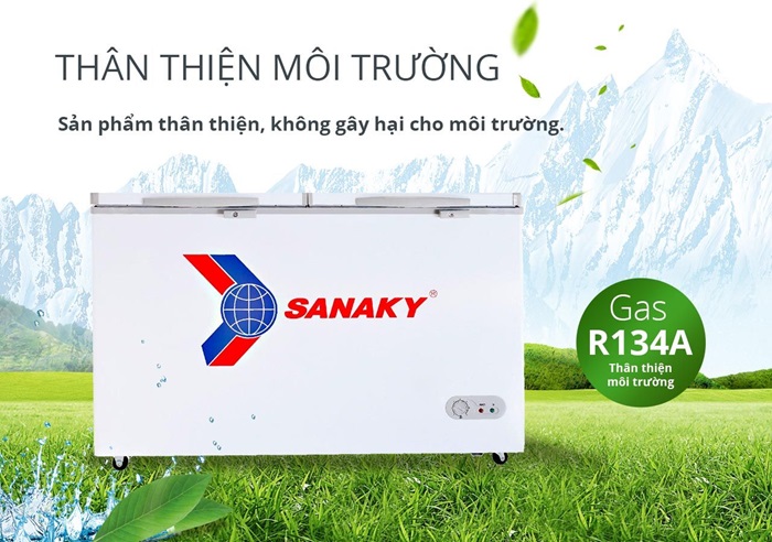 Tủ đông - mát Sanaky 120lít VH-255W2