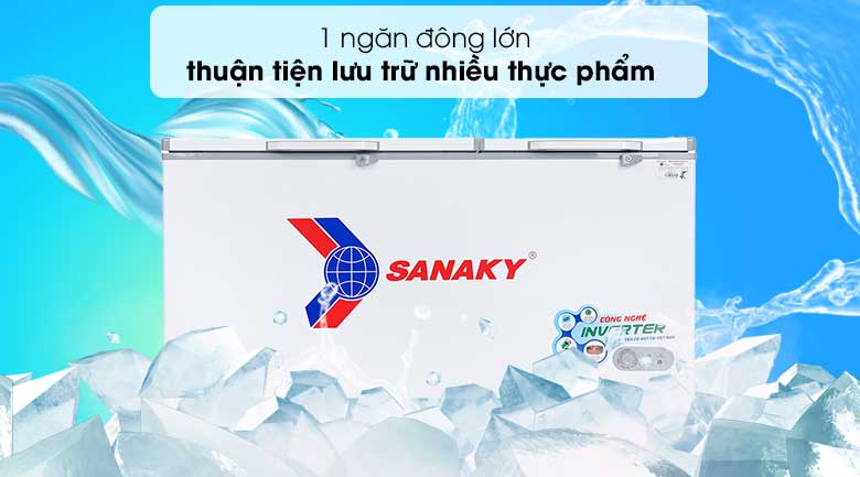 Tủ đông 530 lít Inverter Sanaky VH6699HY4K