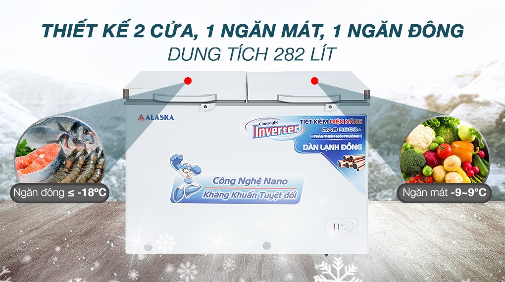 Tủ đông Alaska 210 lít BCD-3571